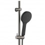 Kaya Rail Shower Gun Metal With Matte Black Head